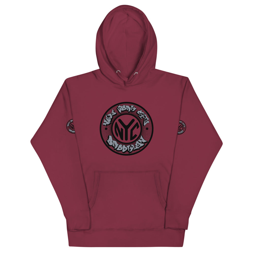 NYC Brooklyn Subway Token Hoodie